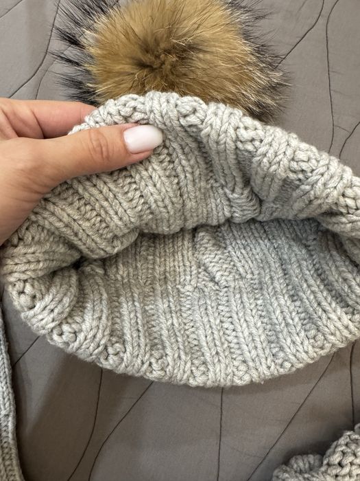 Шапка, снуд и варежки