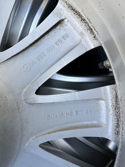 Jante originale Mercedes R18 S klass W222 echipate iarna