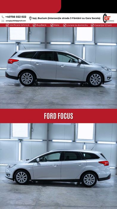 FORD FOCUS Fab2016Benzină Euro6Navi Xenon Climatronic Senzori Garanție