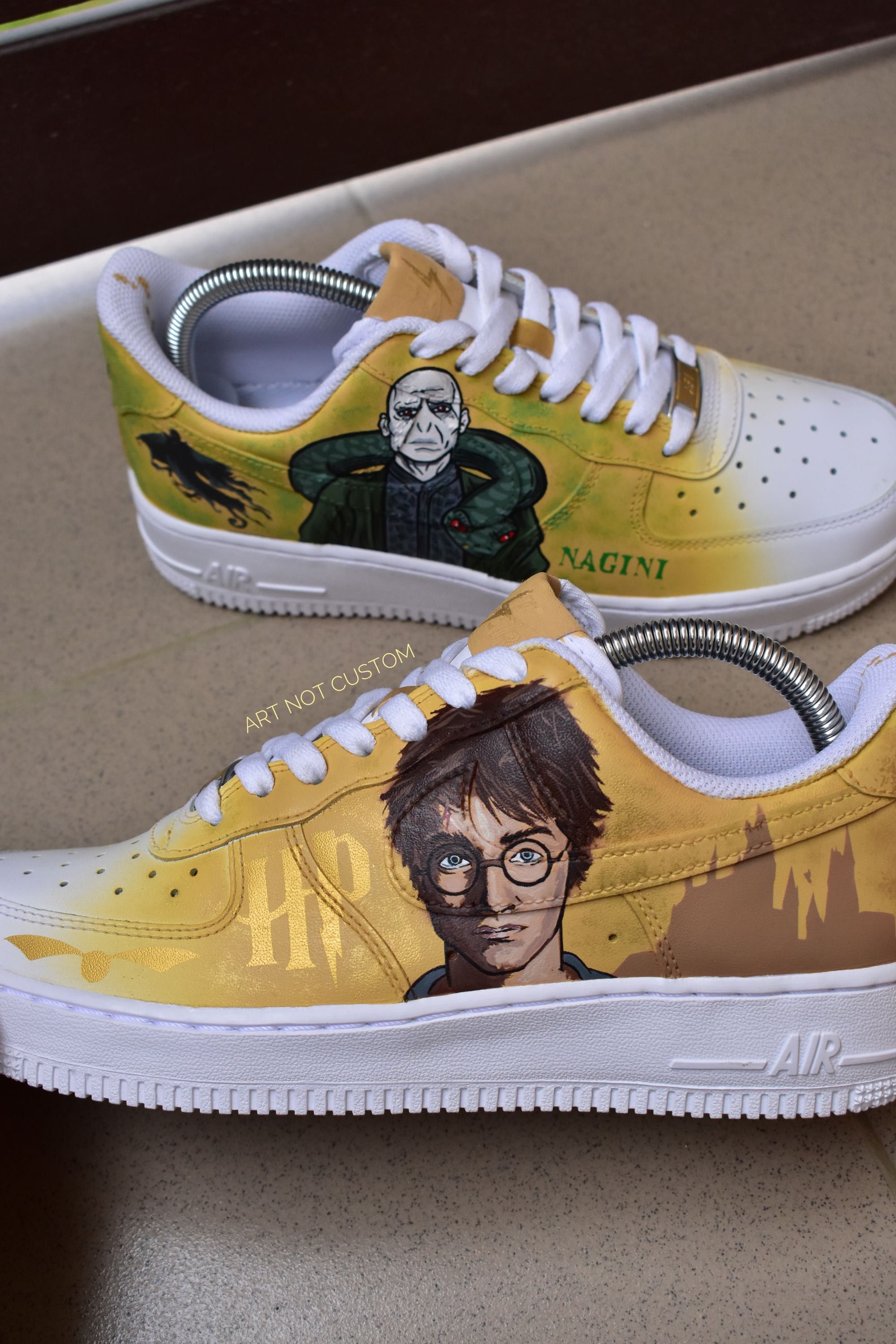 Personalizare adidasi (NIKE AF1) - custom shoes | Harry Potter