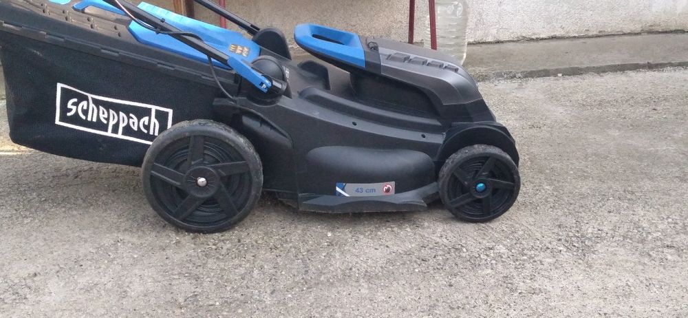 mașină electrică de tuns iarba scheppach