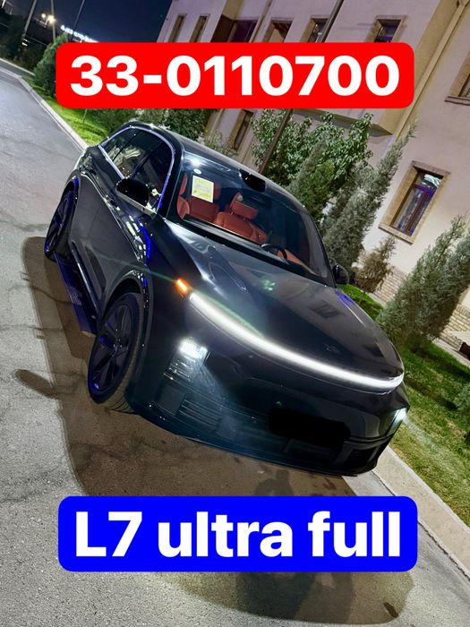 Li 7 ultra, 2024 kuzov. 6 oylik moshina. 5.000 km yurgan. Tozza ideal