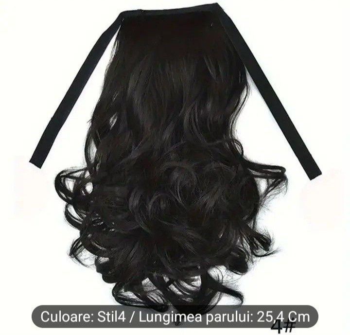 Coada ondulata Ponytail,nuanta disponibila(negru)