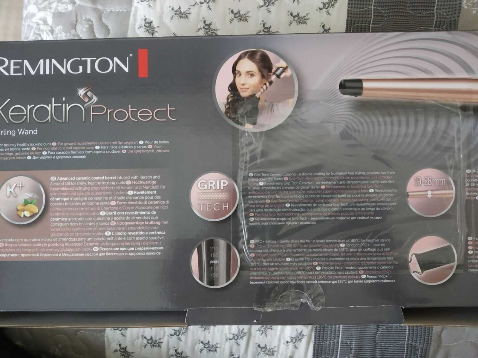 маша за коса Remington Keratin Protect + подарък преса