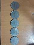 Vând 5 monede de 100 lei 1943, una de 5 lei și de doi lei