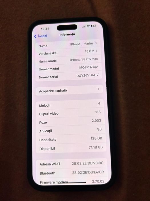 Vand / schimb iphone 14 promax