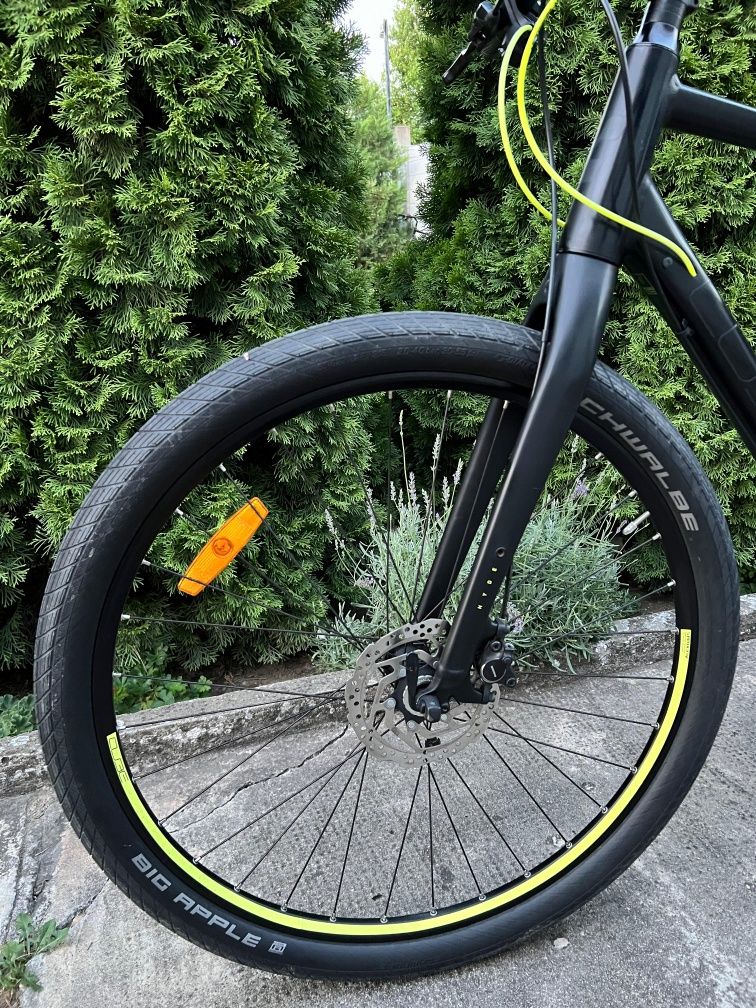 Bicicleta de Oras CUBE HYDE cadru Aluminiu XL frane hidraulice