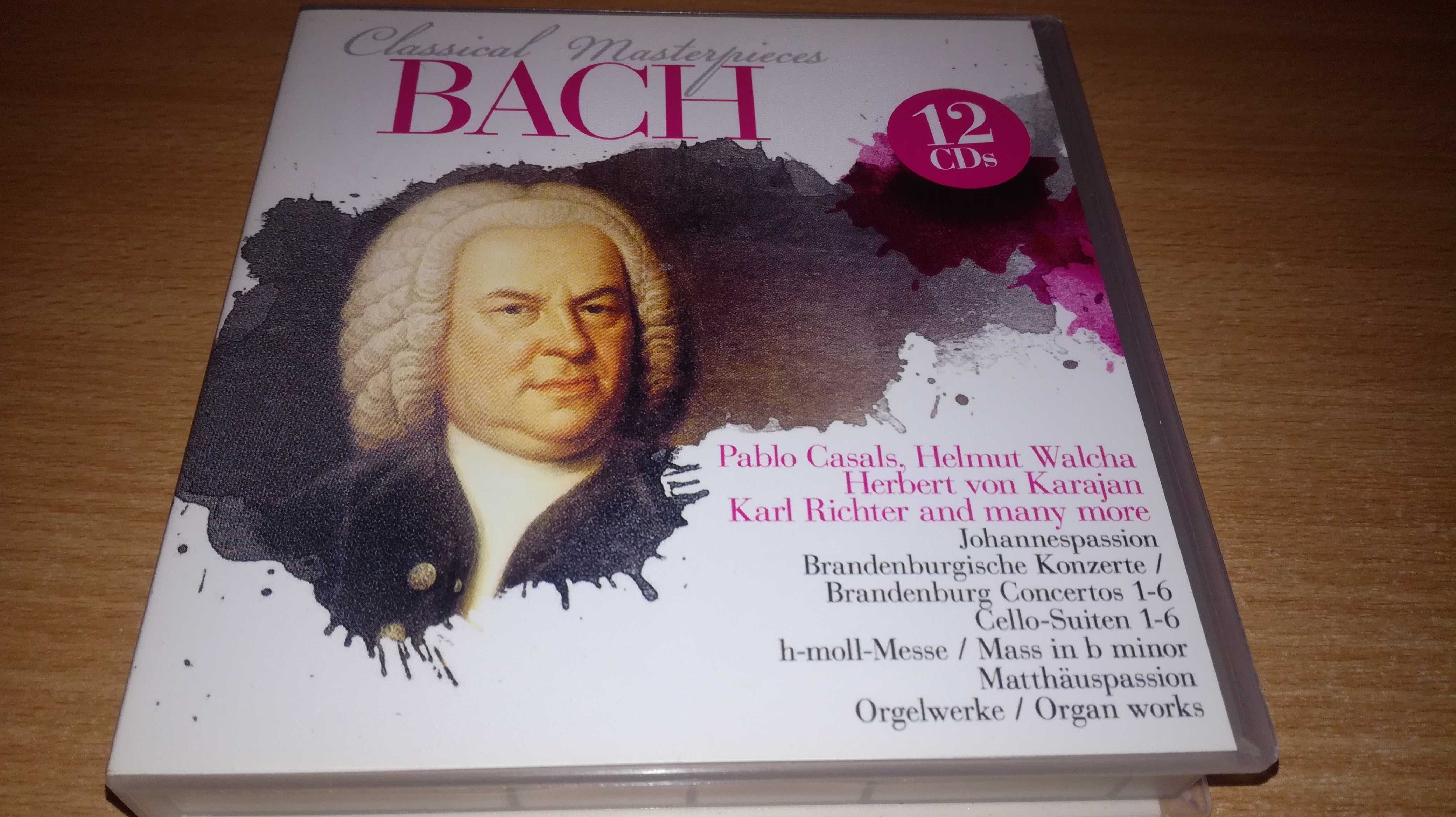 CD - Clasica - Bach - Pablo Casals, Walcha, Karl Richter - Box 12 CD