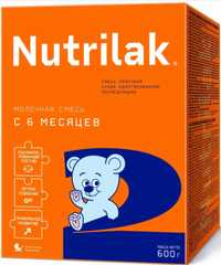 Смесь Nutrilak 2  с. 6 месчцев 600 гр