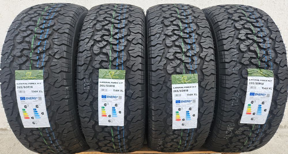 265/60 R18, 114HXL, UNIGRIP, Anvelope All Terrain M+S, Protectie janta