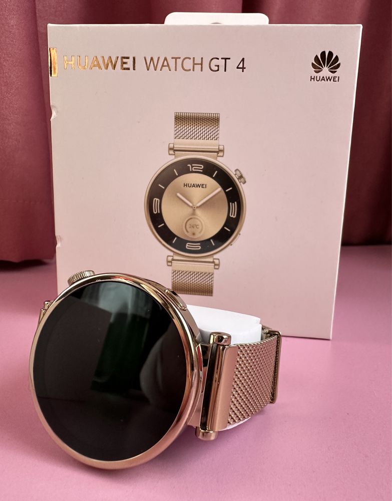 Smartwatch Huawei GT4, 41mm, Gold Milanese