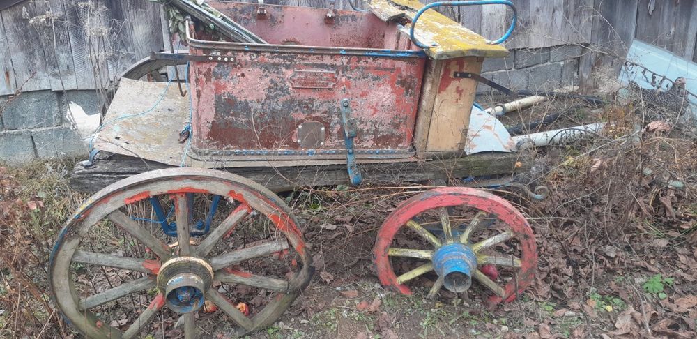 Vand căruță, remorca pompieri,fabricatie Budapesta