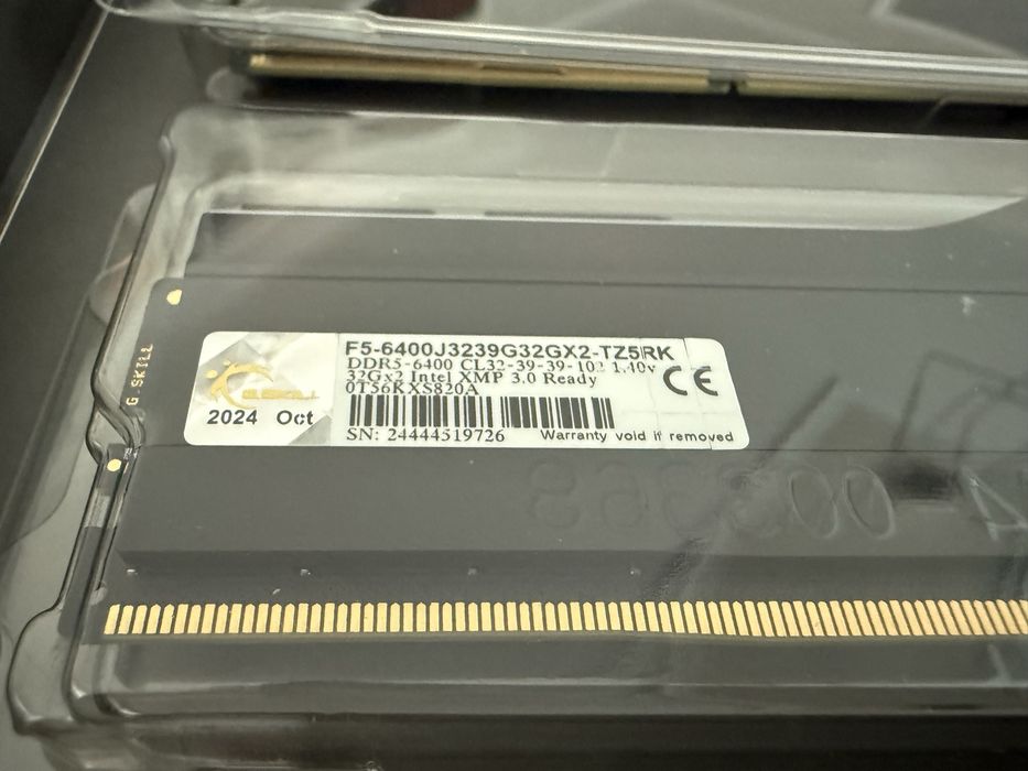RAM DDR5 G.SKILL 64GB Trident Z5 6400MHz CL32
