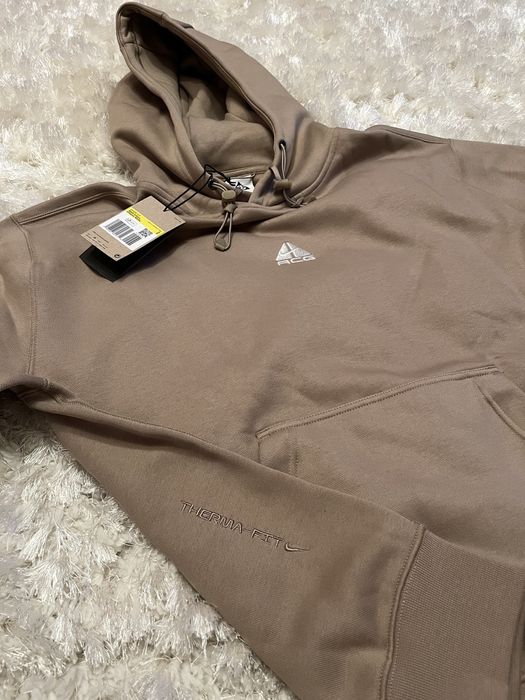 Hanorac Nike ACG Hoodie therma oversize S/M/L Fleece maro/crem