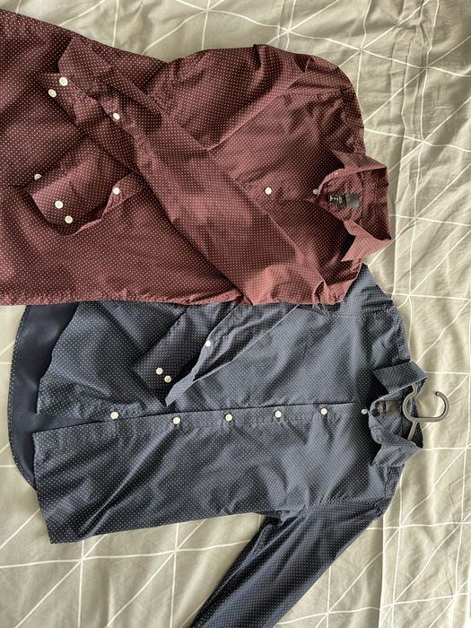 Продавам мъжки ризи НОВИ 2 бр. H&M Slim Fit