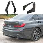 Extensii Splitere Prelungiri Extensie Bara Spate BMW G20, Negru Lucios