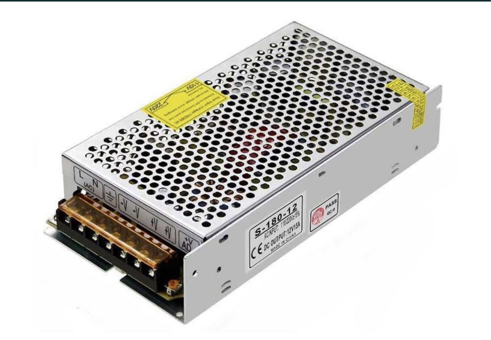Блок питания 12V - 5/10/20/30A для видеонаблюдения и LED освещения