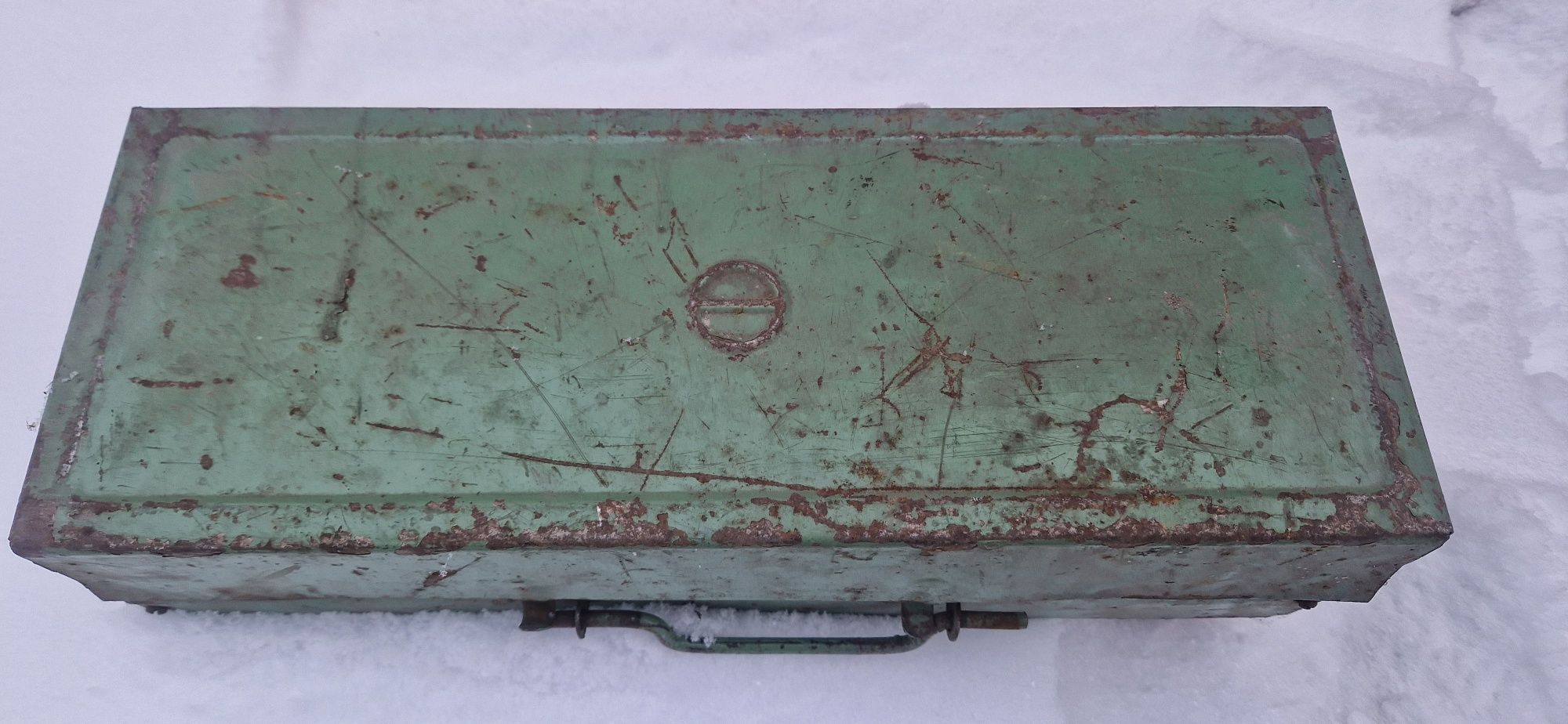 Ящик чемодан металлический