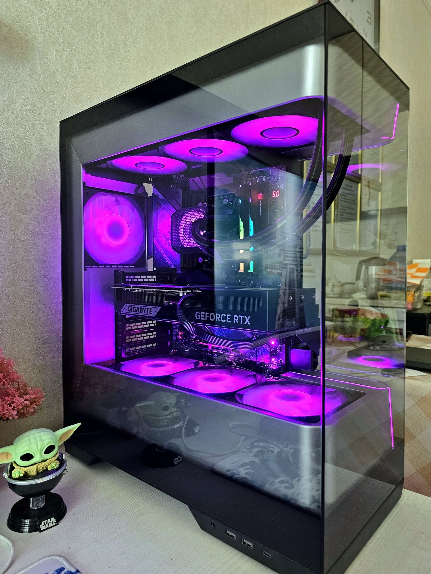 Ryzen 7 9800x3d, X870e, 5070ti, 32gb DDR5, 1TB SSD, игровой компьютер