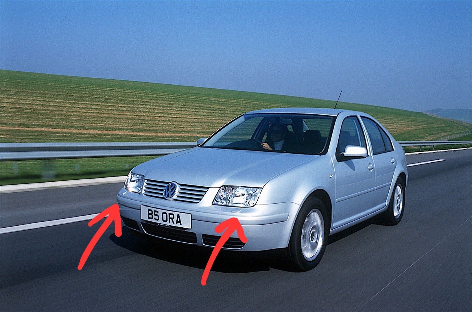 Капачета за пръскалки на фарове за VW Bora 1998-2005г.