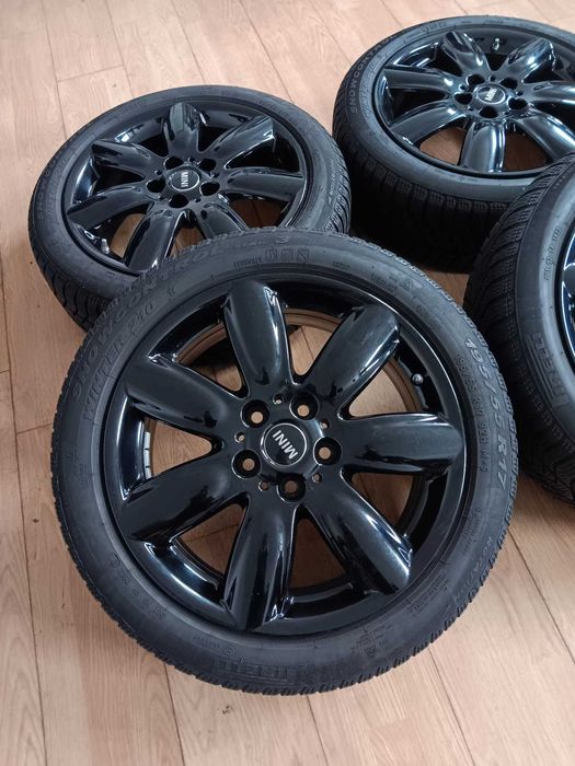 Jante 17 Mini Clubman originale cu senzori anvelope MS