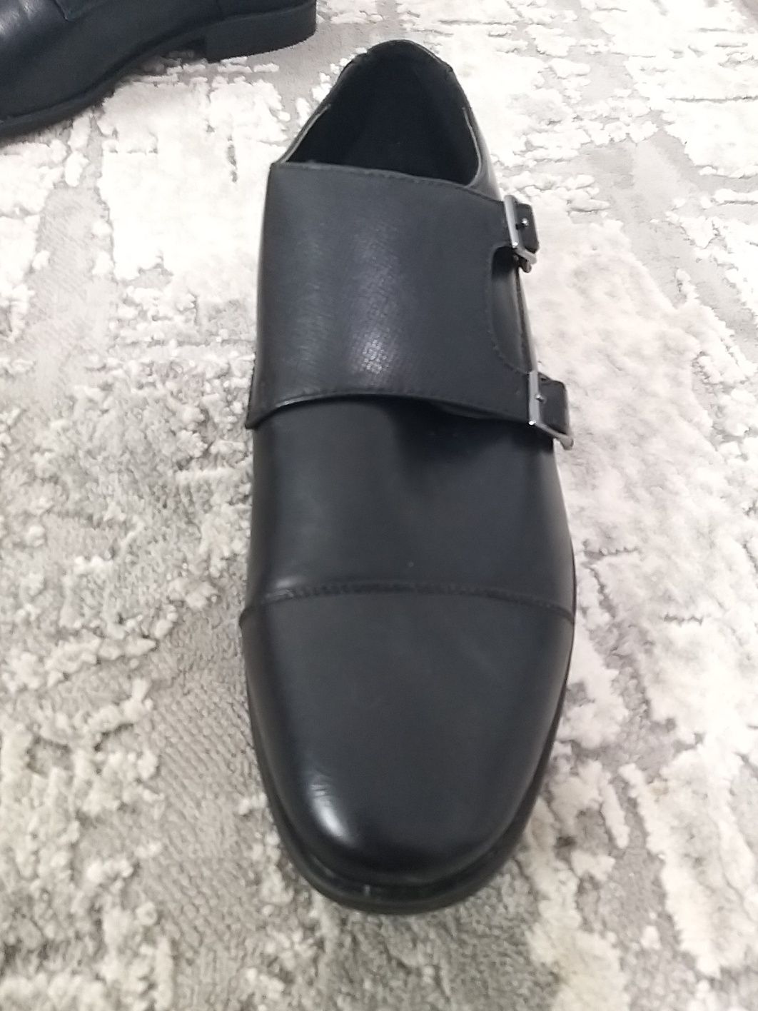 Asos Monk in black pantofi barbati