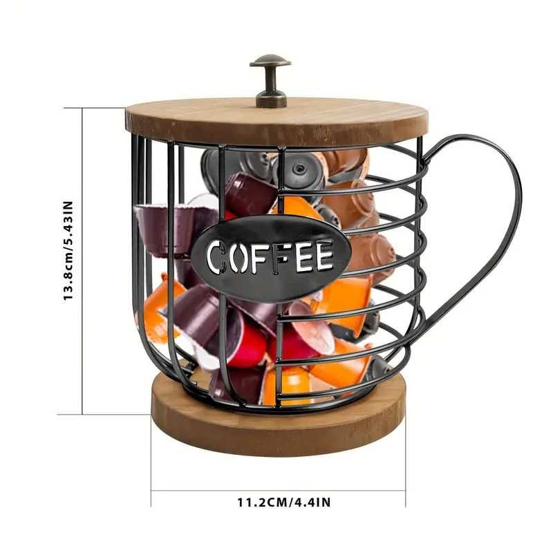 Органайзер Метална поставка за кафе капсули за Nespresso Dolce Gusto