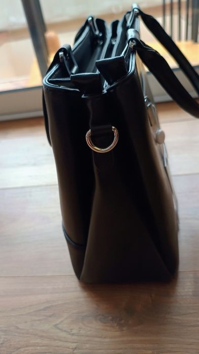 Silvia Rosa - Geantă de damă Negru din piele ecologica, 38*25*13cm