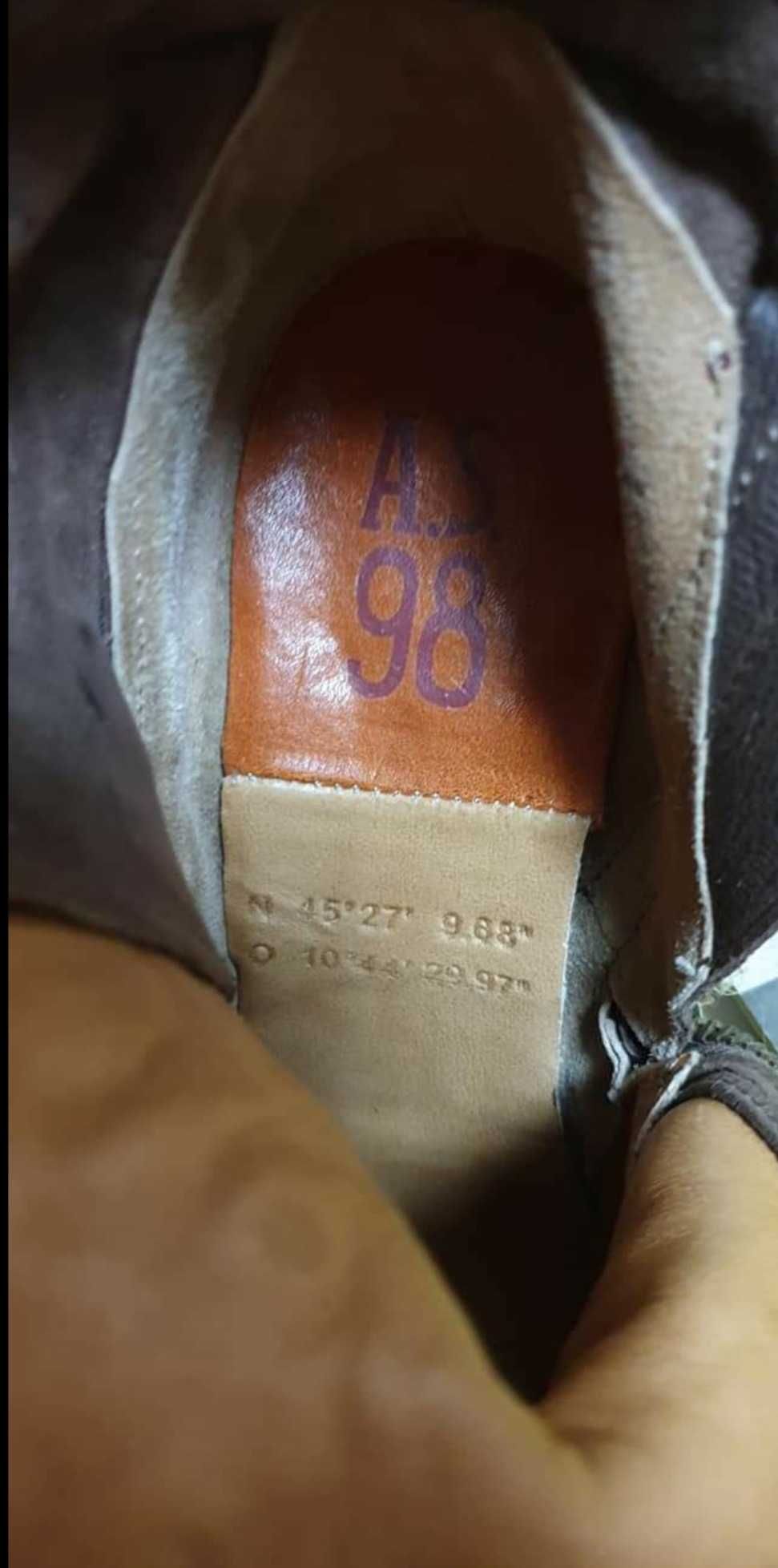 Ghete A.S.98 Airstep 38, piele fină,  brand, lux