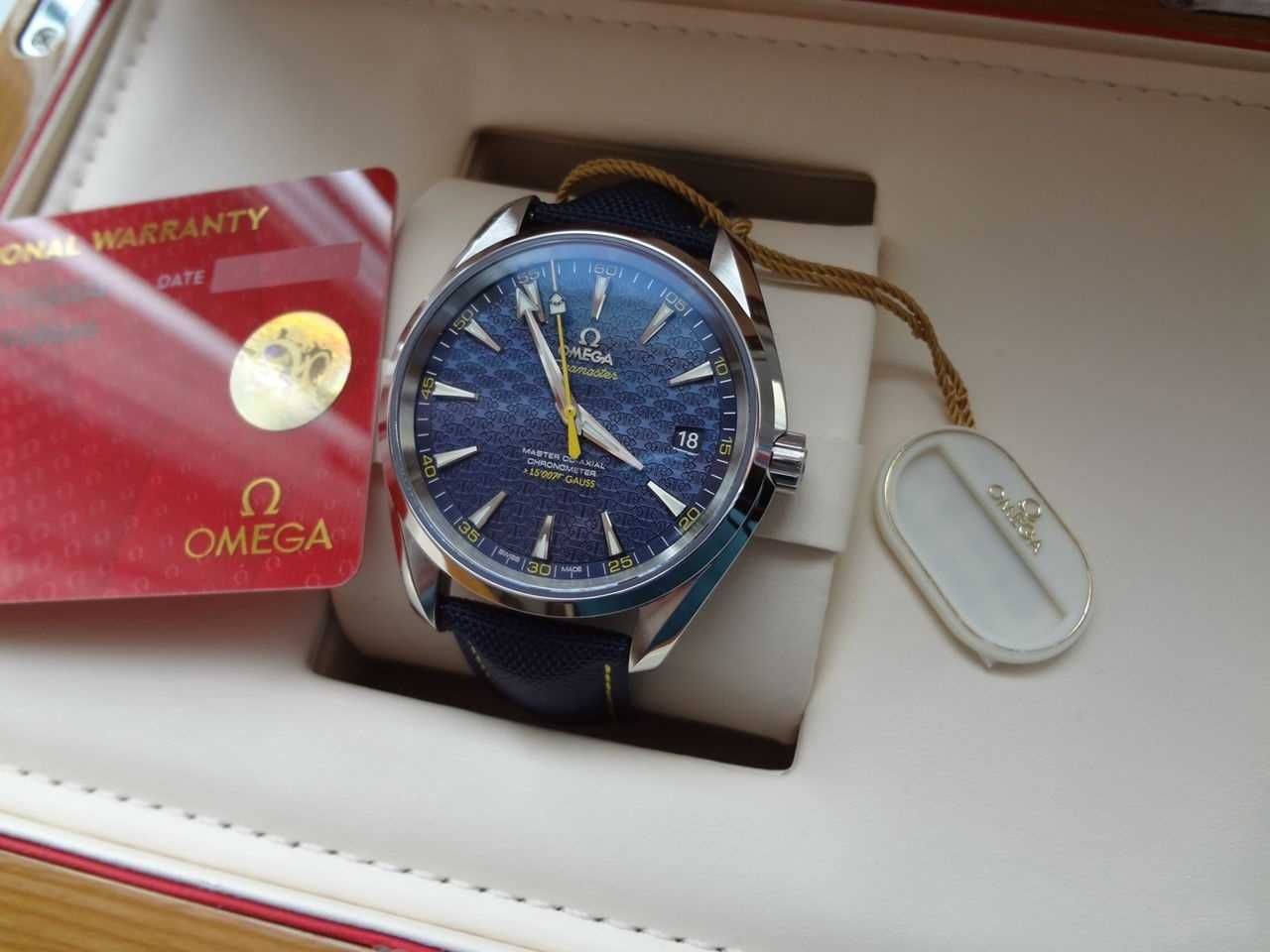 Omega Seamaster Aqua Terra 150m James Bond 007 Blue Edition