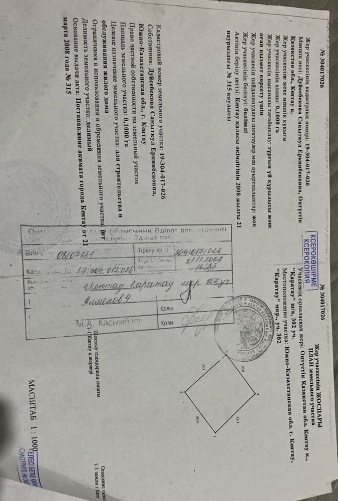 Срочно Жер телімі сатылады