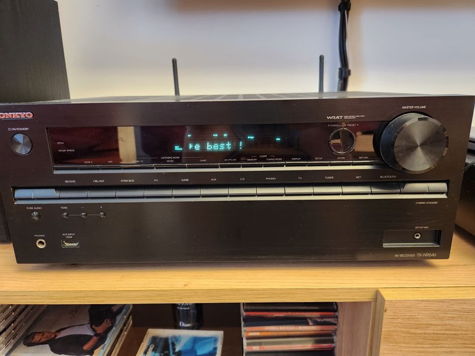 Receiver Onkyo TX-NR646 Atmos WiFi