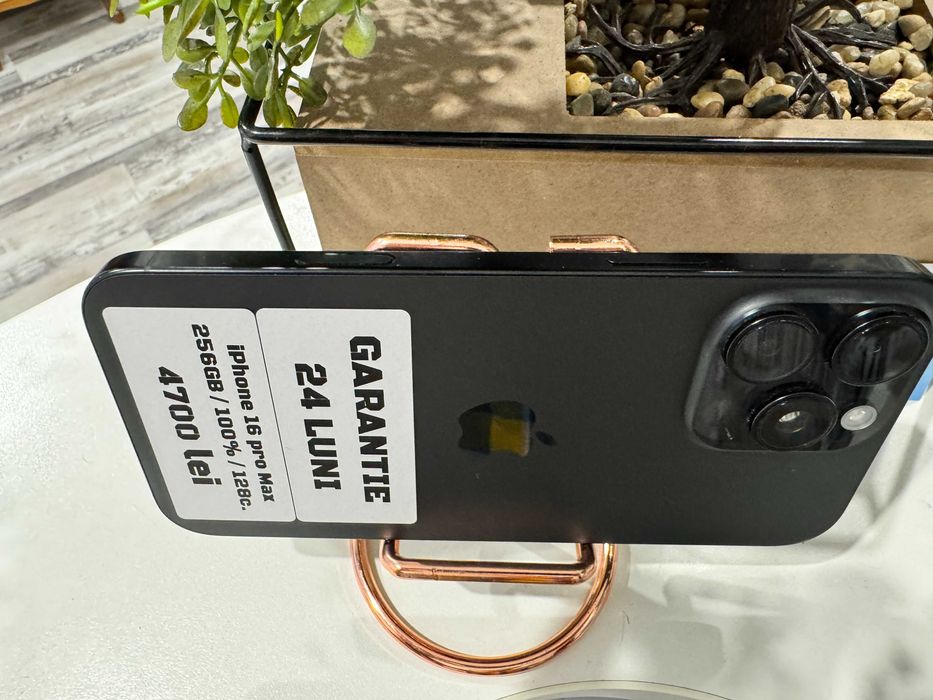 iPhone 16 Pro Max 256Gb 100% - Din magazin,cu garantie!