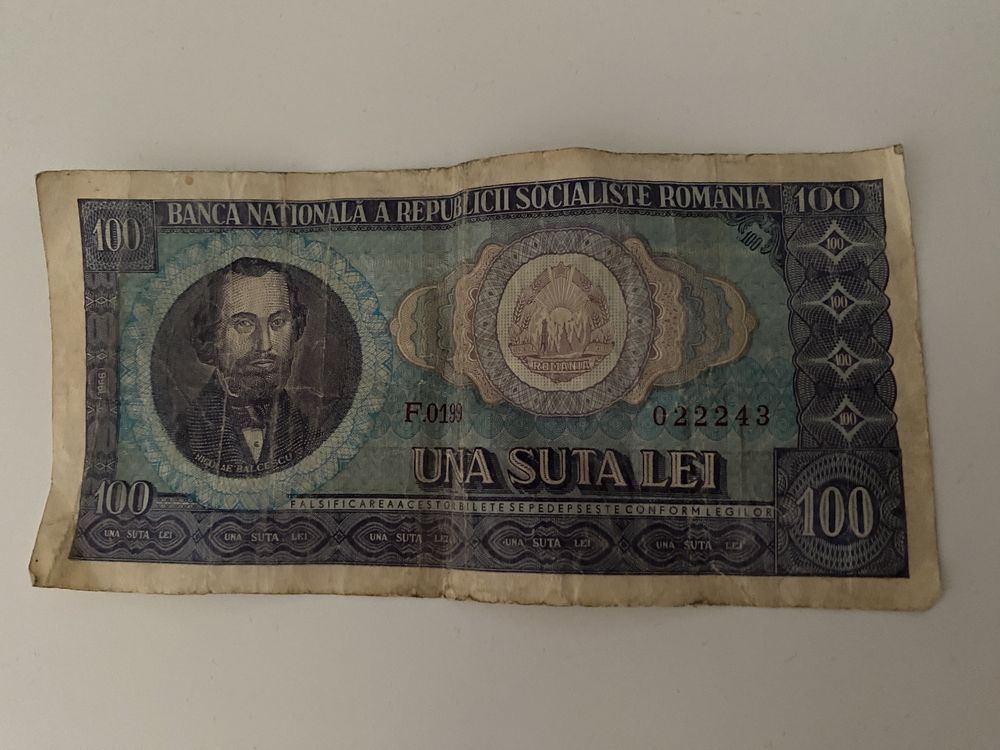 De vânzare bancnota veche 1966