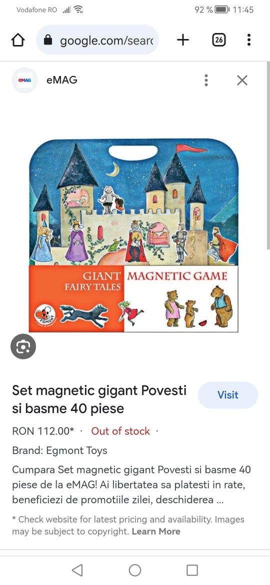 Set magnetic povesti și basme