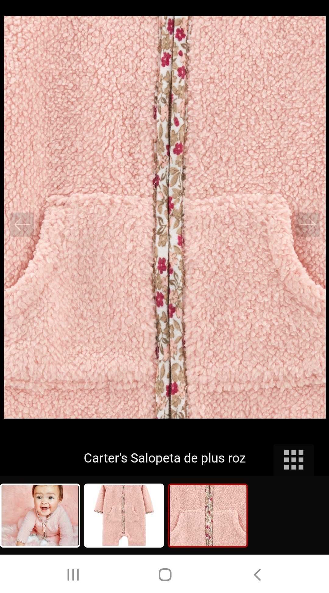 Carter's Salopeta de plus roz 6 luni (68)