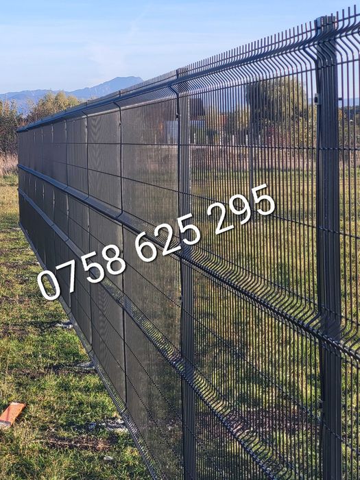 Constructie gard /gri antracit/ H2m fir 4mm   140 lei m.l  / firma