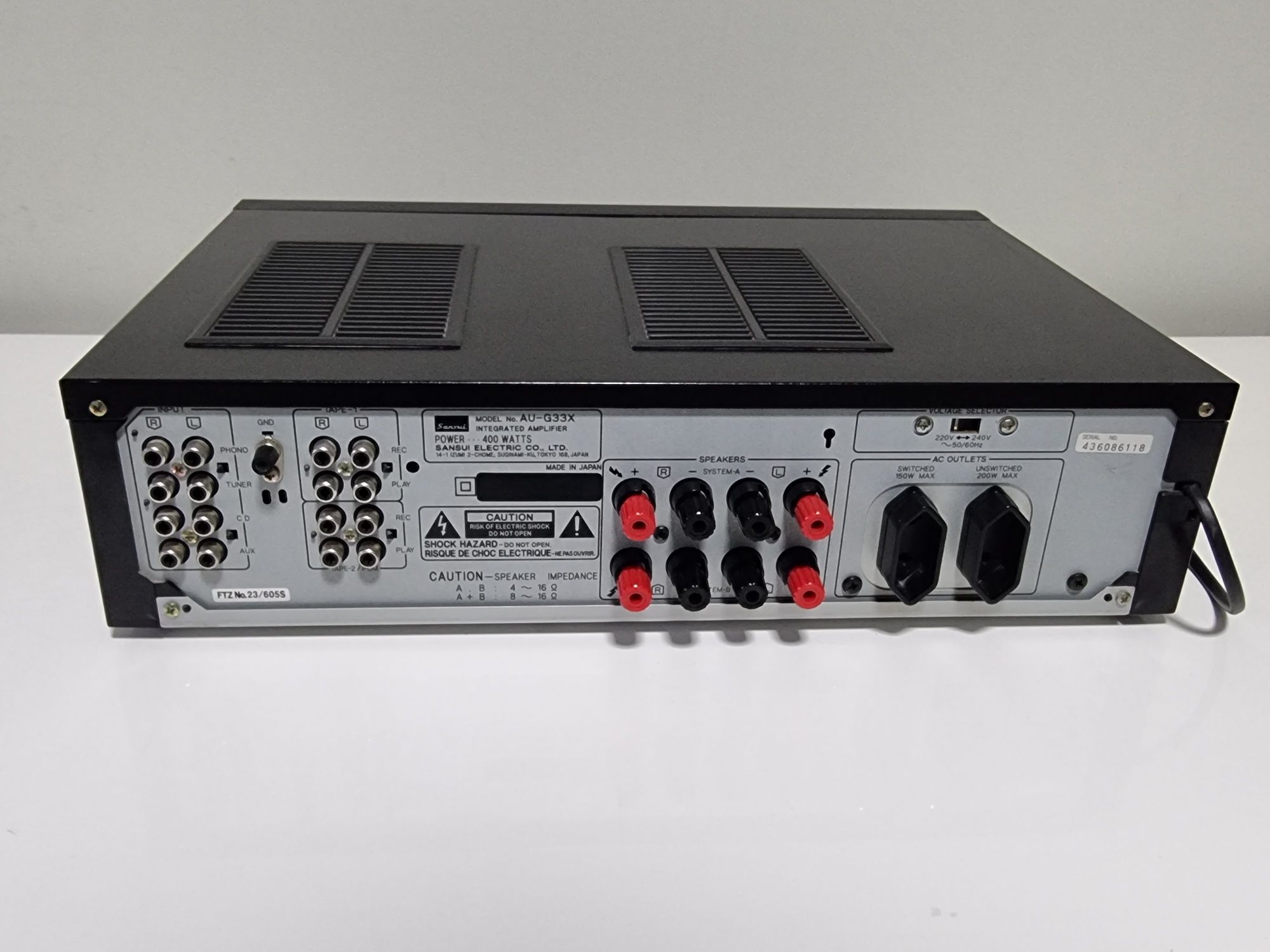 Sansui AU-G33X integrated amplifier