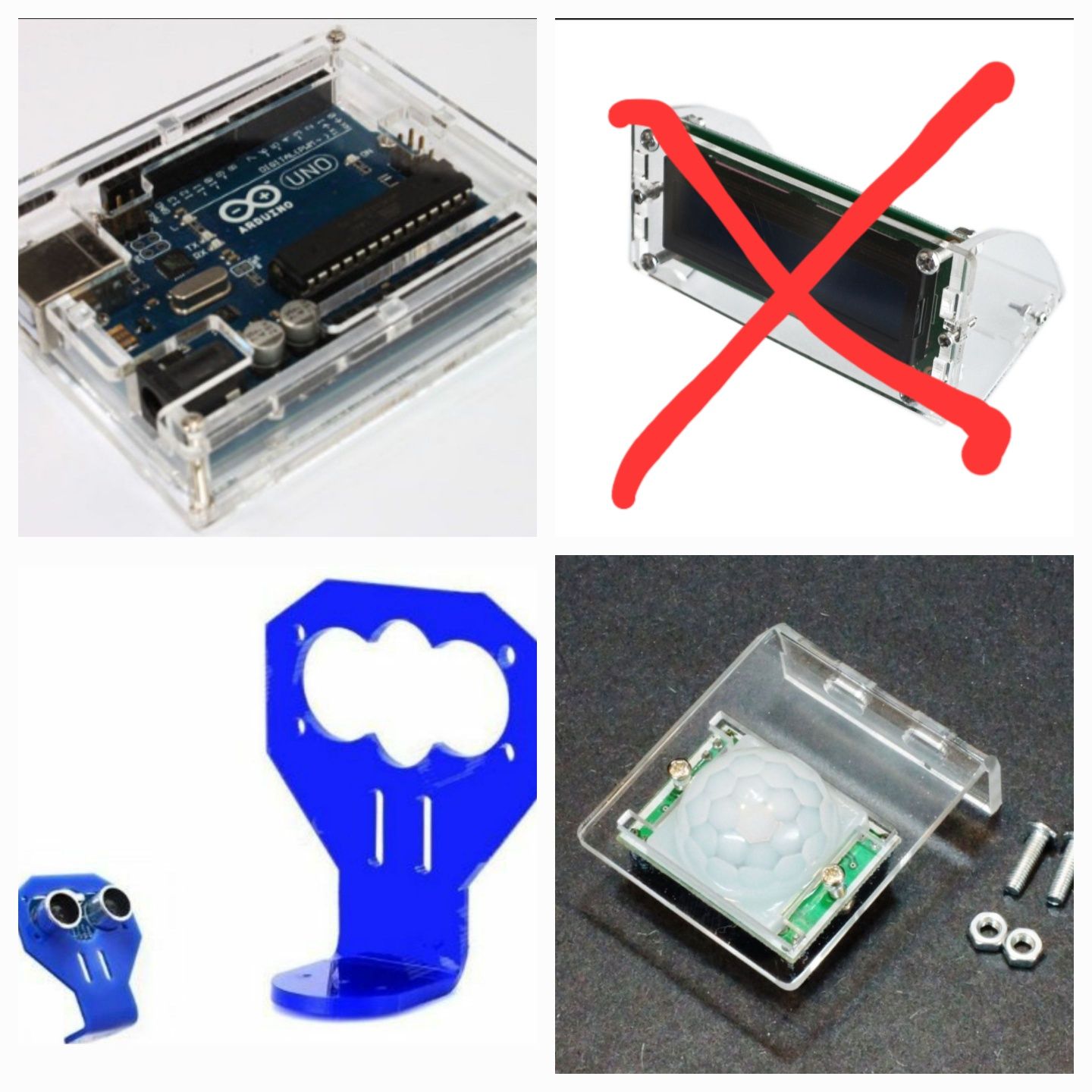 Различни кутий Уно Р3 16х2 hc-sr501 hc-sr04 Arduino ардуино 16х2