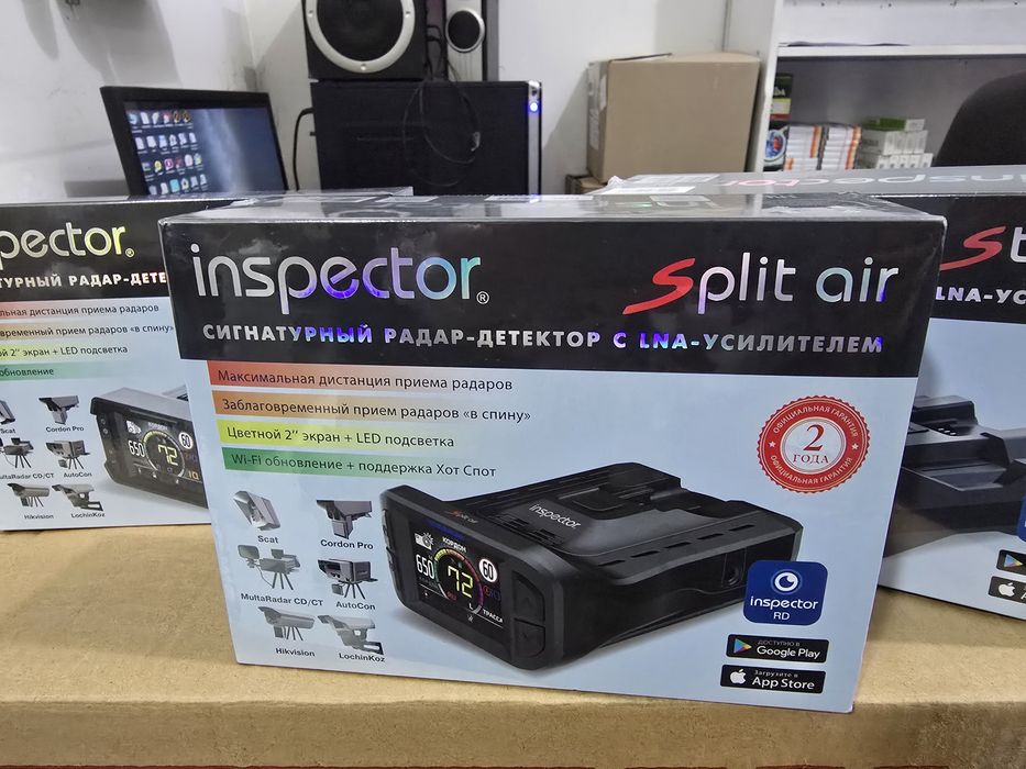 Inspector shot air pro antiradar радар детектор+установка+достав беспл