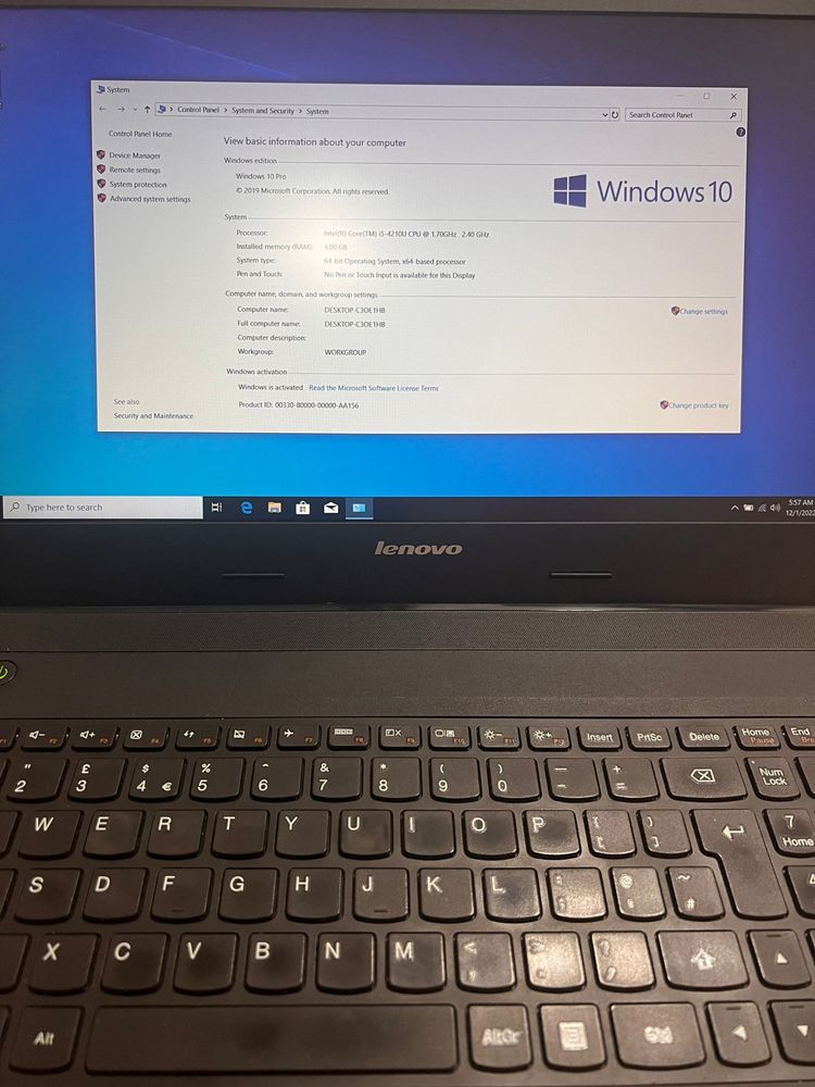 Laptop Lenovo B50 70 Procesor I5