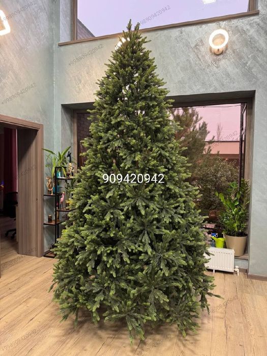 Новогодняя ёлка. Барокко 100% литая, гелиевая. Ёлка премиум класса