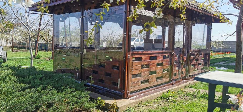 Folie terase și foisoare, folie terasa transparenta