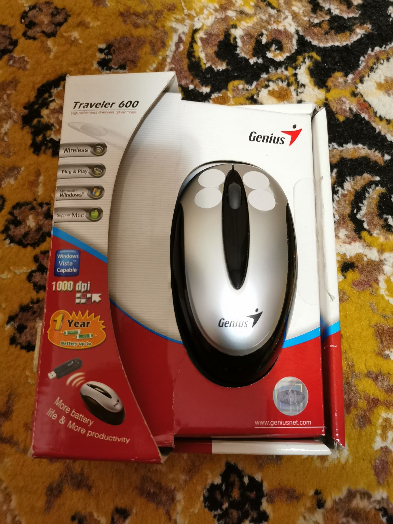 Mouse Wireless Genius Traveler 600 - pret fix