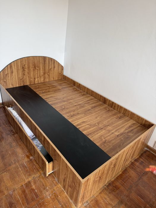 Vand Pat cu lada depozitare 120/200 cmm