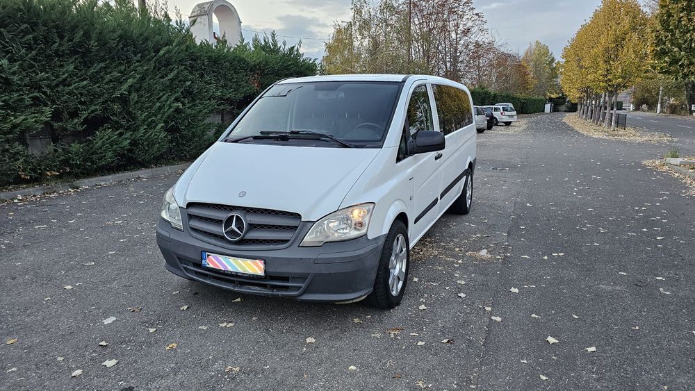 Mercedes vito 2011 Extra-Lung Euro 5 Clima fata-spate 9locuri