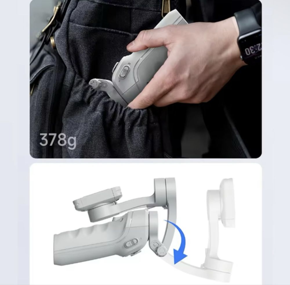 Stabilizator Suport selfie cu tracking față, filmări & poze smart