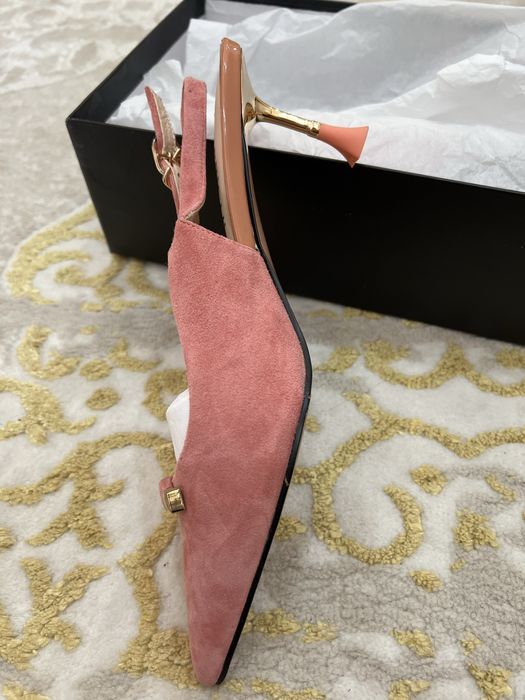 Туфли на коблуке замшь