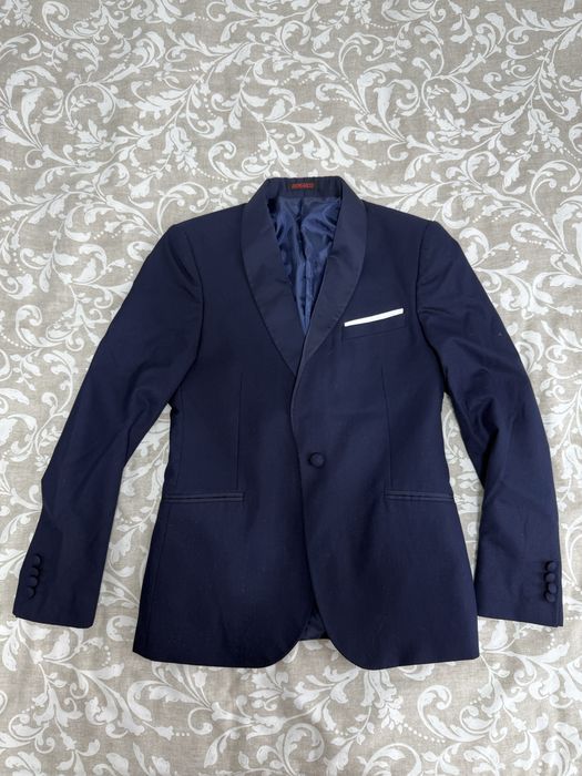 Sacou barbatesc DeMarco, albastru inchis,marime S, ca Nou