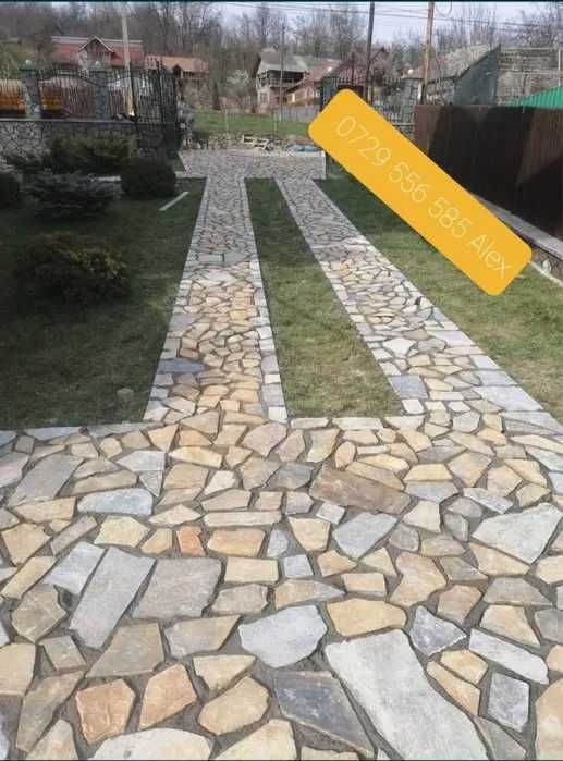 piatra naturala de munte si montaj profesional amenajari